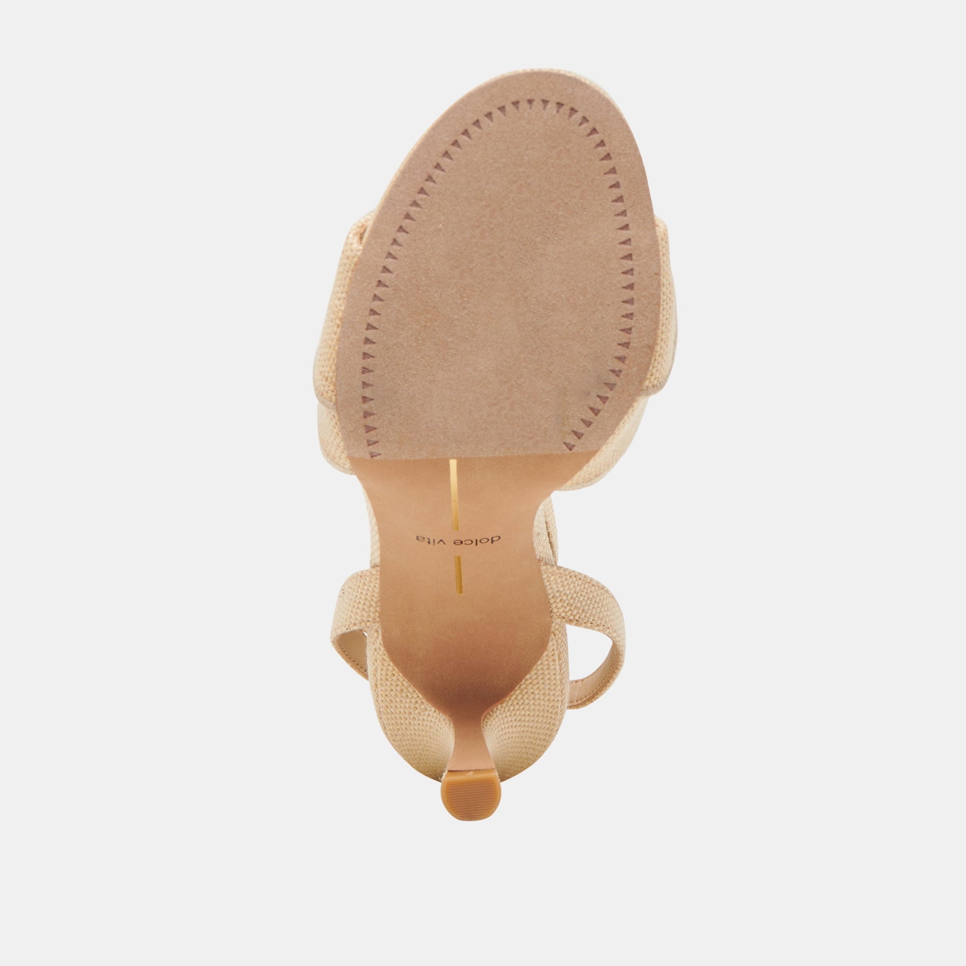 Dolce Vita LUNETE HEELS LT NATURAL WOVEN RAFFIA