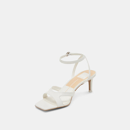Dolce Vita BECKI HEELS TRUE WHITE LEATHER
