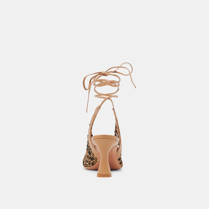 Dolce Vita GESICA HEELS BLACK NATURAL WOVEN