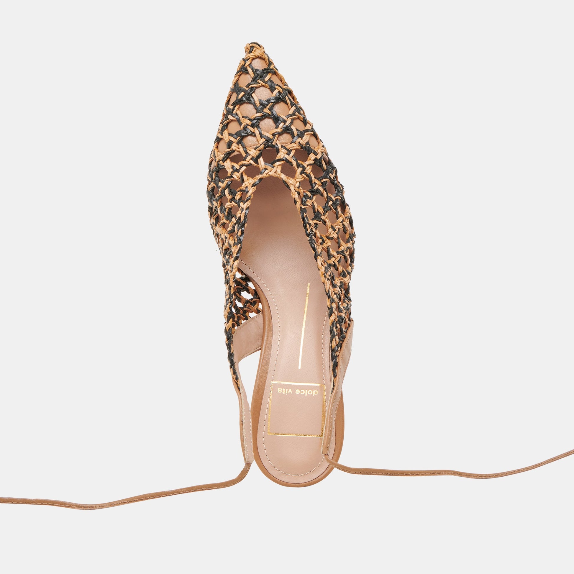 Dolce Vita GESICA HEELS BLACK NATURAL WOVEN