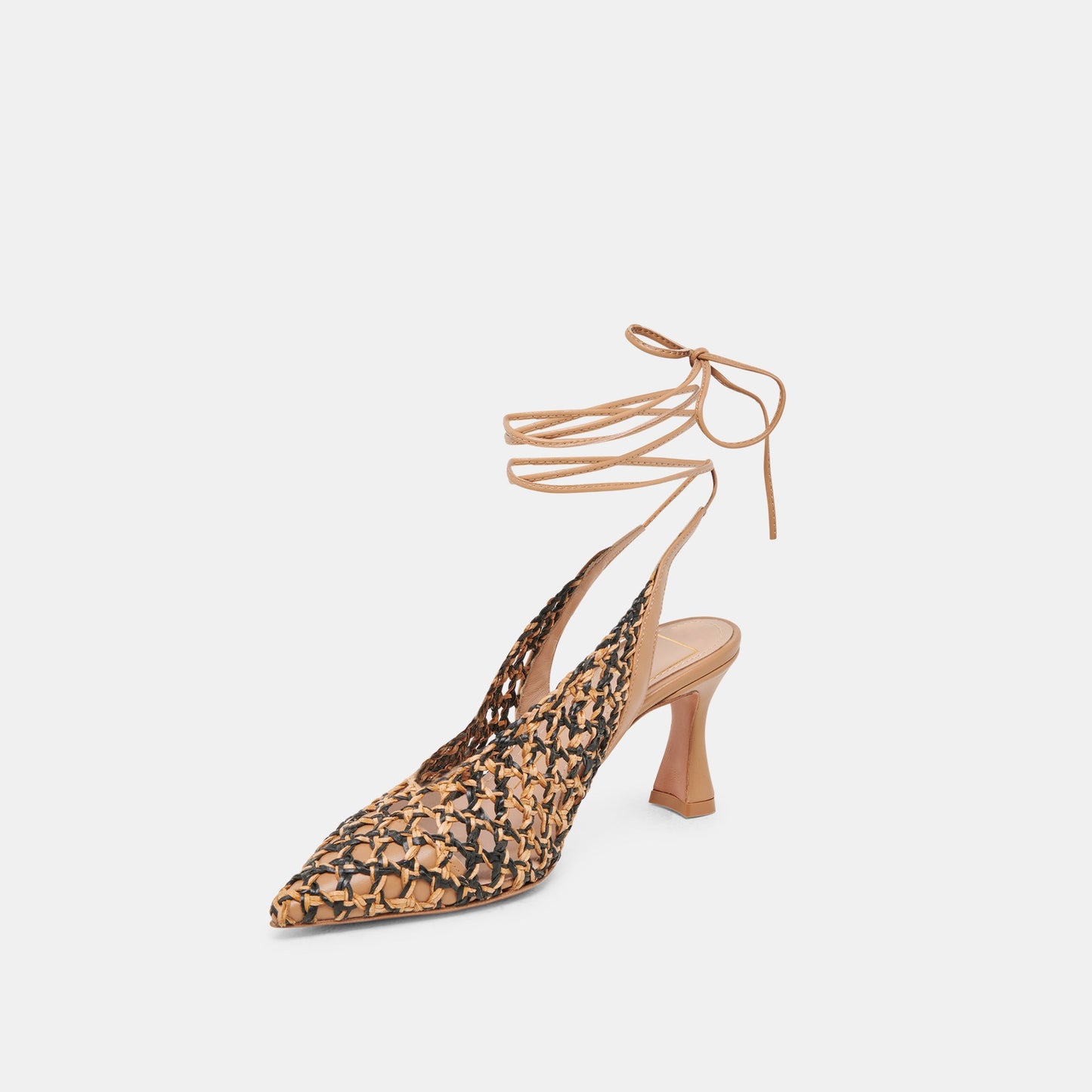 Dolce Vita GESICA HEELS BLACK NATURAL WOVEN