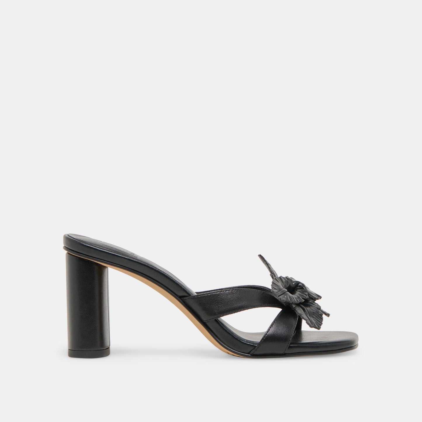Dolce Vita Nikil Black Leather Heels
