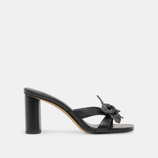 Dolce Vita Nikil Black Leather Heels