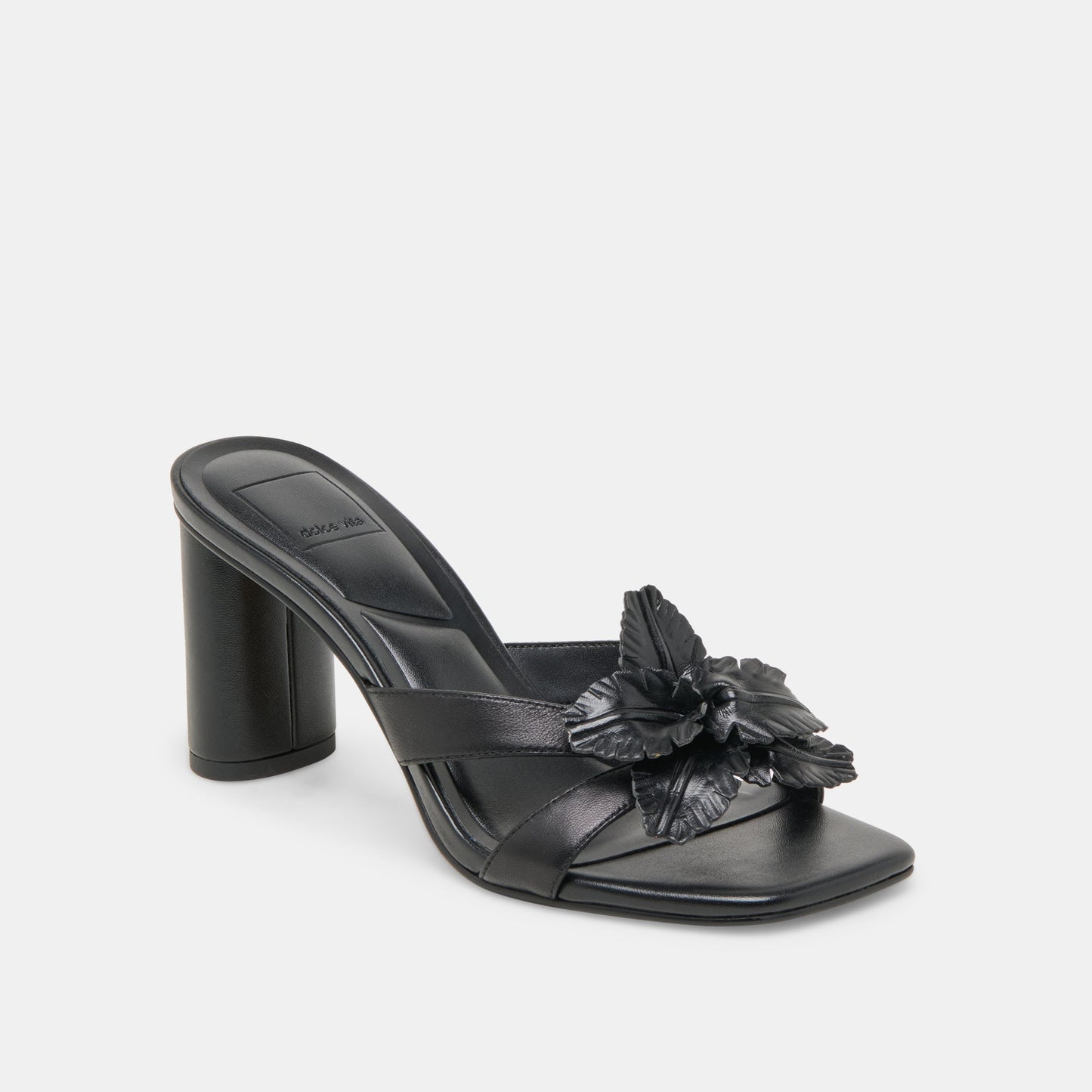 Dolce Vita Nikil Black Leather Heels