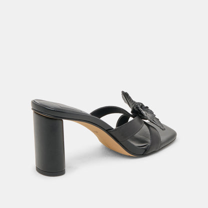 Dolce Vita Nikil Black Leather Heels