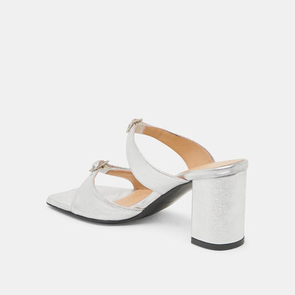 Dolce Vita SHANE HEELS SILVER METALLIC LEATHER