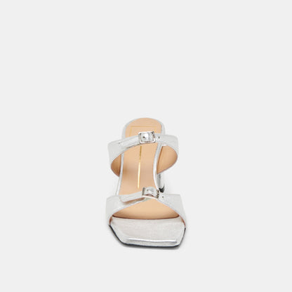 Dolce Vita SHANE HEELS SILVER METALLIC LEATHER