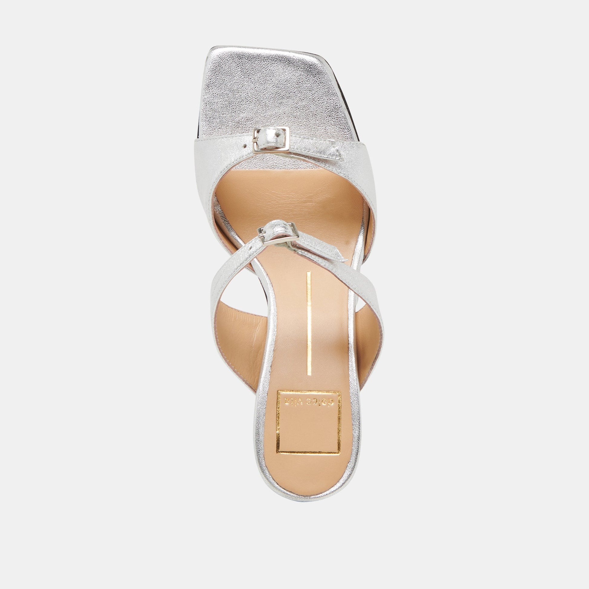 Dolce Vita SHANE HEELS SILVER METALLIC LEATHER