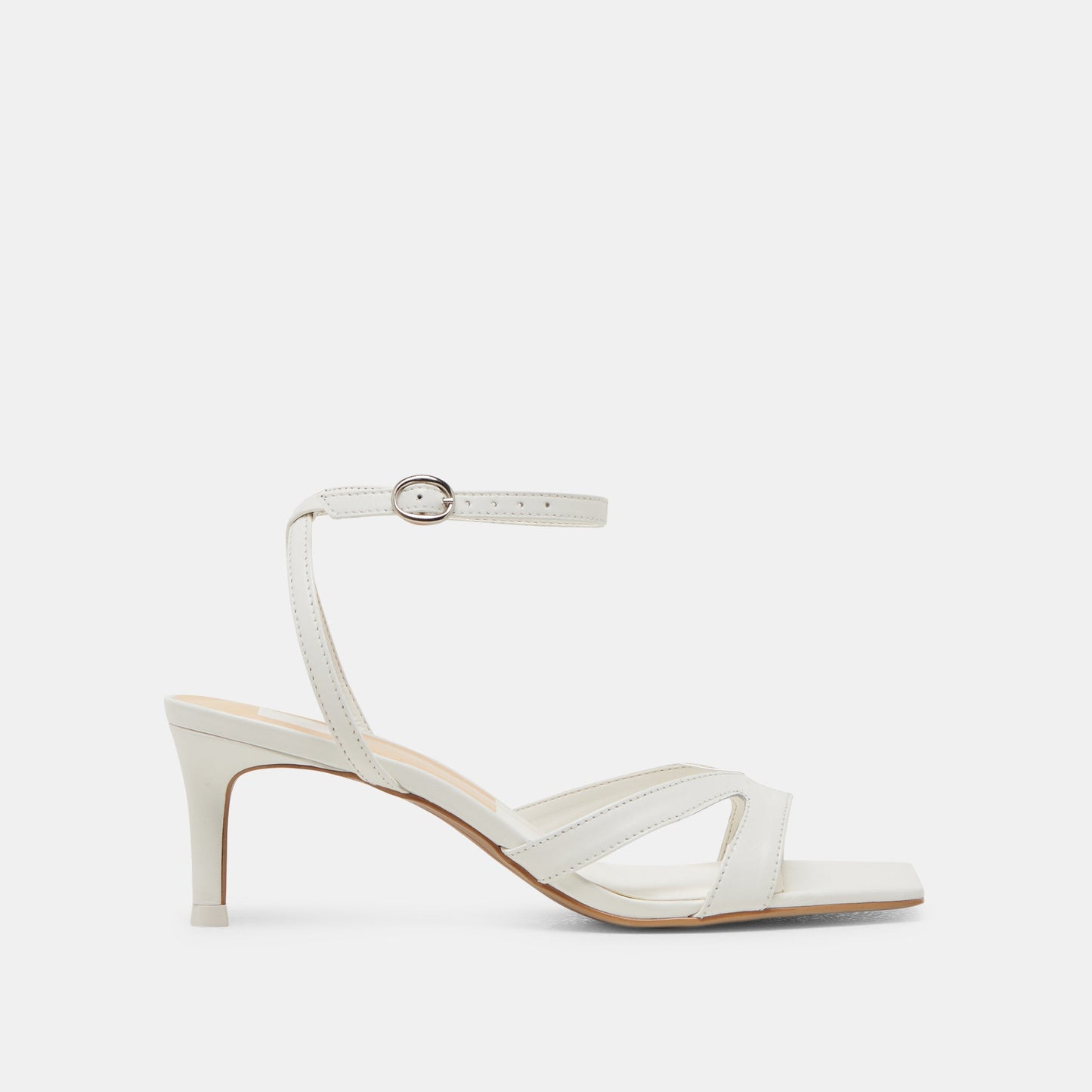 Dolce Vita BECKI WIDE HEELS TRUE WHITE LEATHER