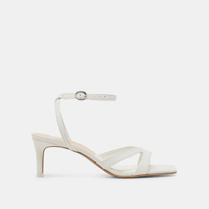 Dolce Vita BECKI WIDE HEELS TRUE WHITE LEATHER