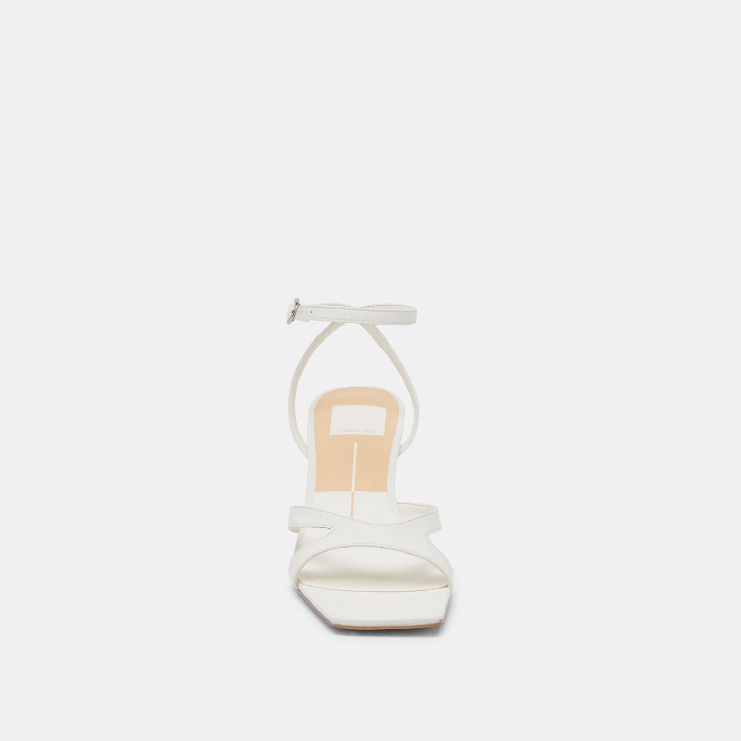 Dolce Vita BECKI WIDE HEELS TRUE WHITE LEATHER