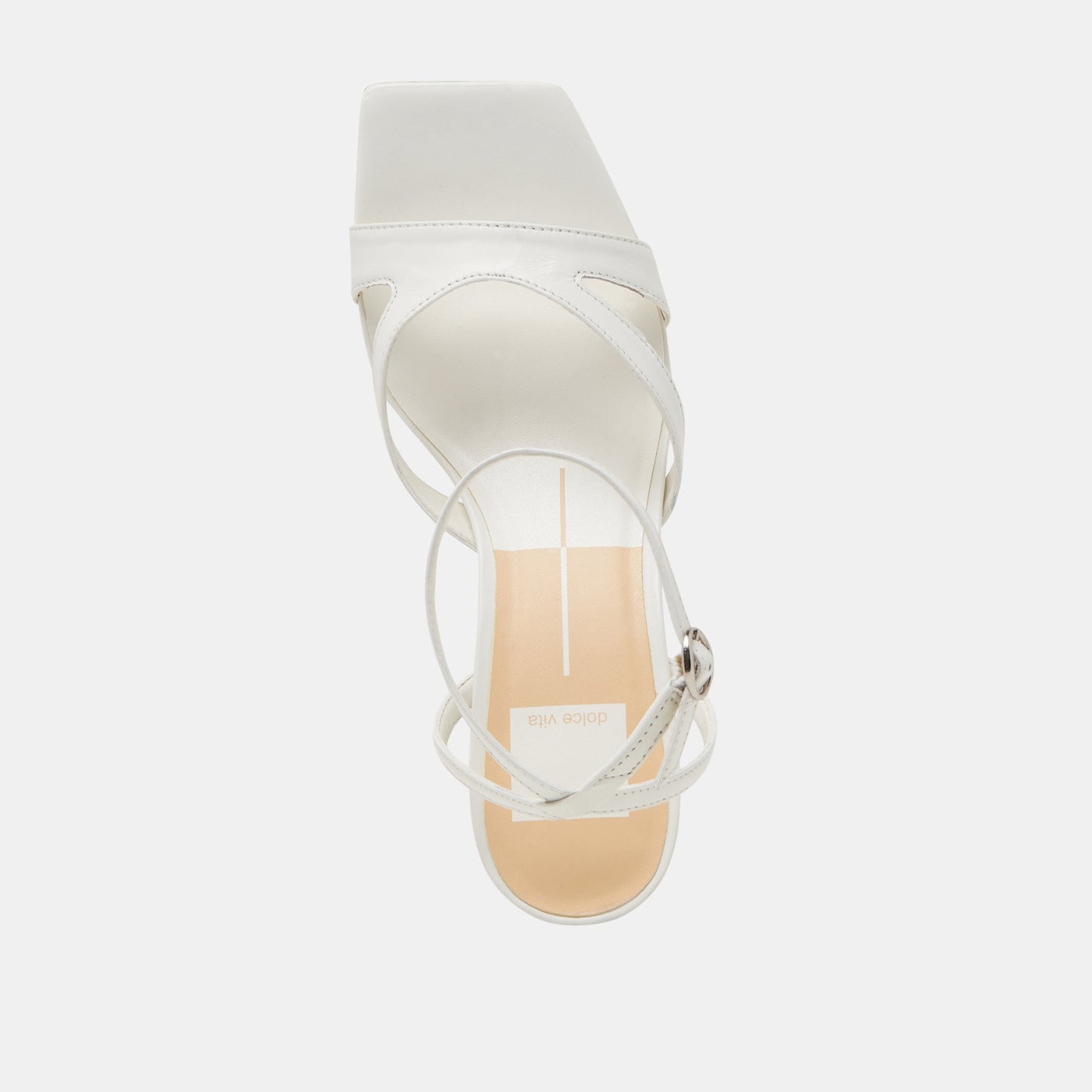 Dolce Vita BECKI WIDE HEELS TRUE WHITE LEATHER