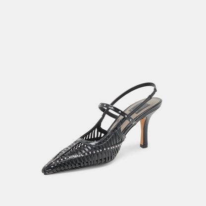 Dolce Vita HENSAL HEELS MIDNIGHT CRINKLE PATENT