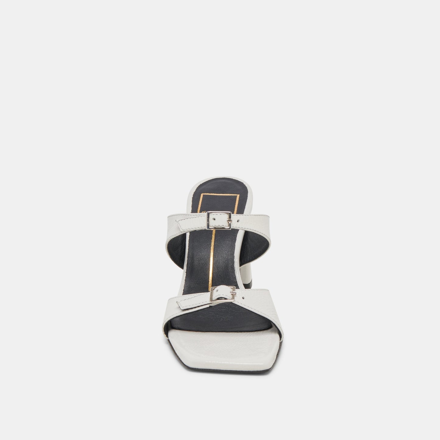 Dolce Vita SHANE HEELS OFF WHITE CRINKLE PATENT