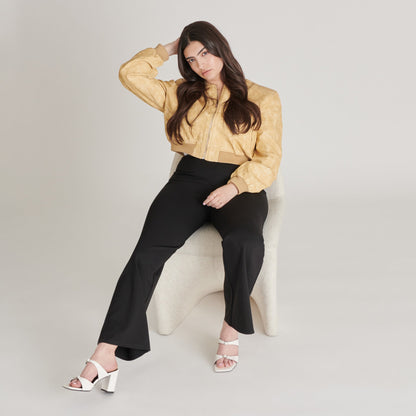 Dolce Vita SHANE HEELS OFF WHITE CRINKLE PATENT