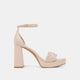 LIGHT PINK WOVEN RAFFIA