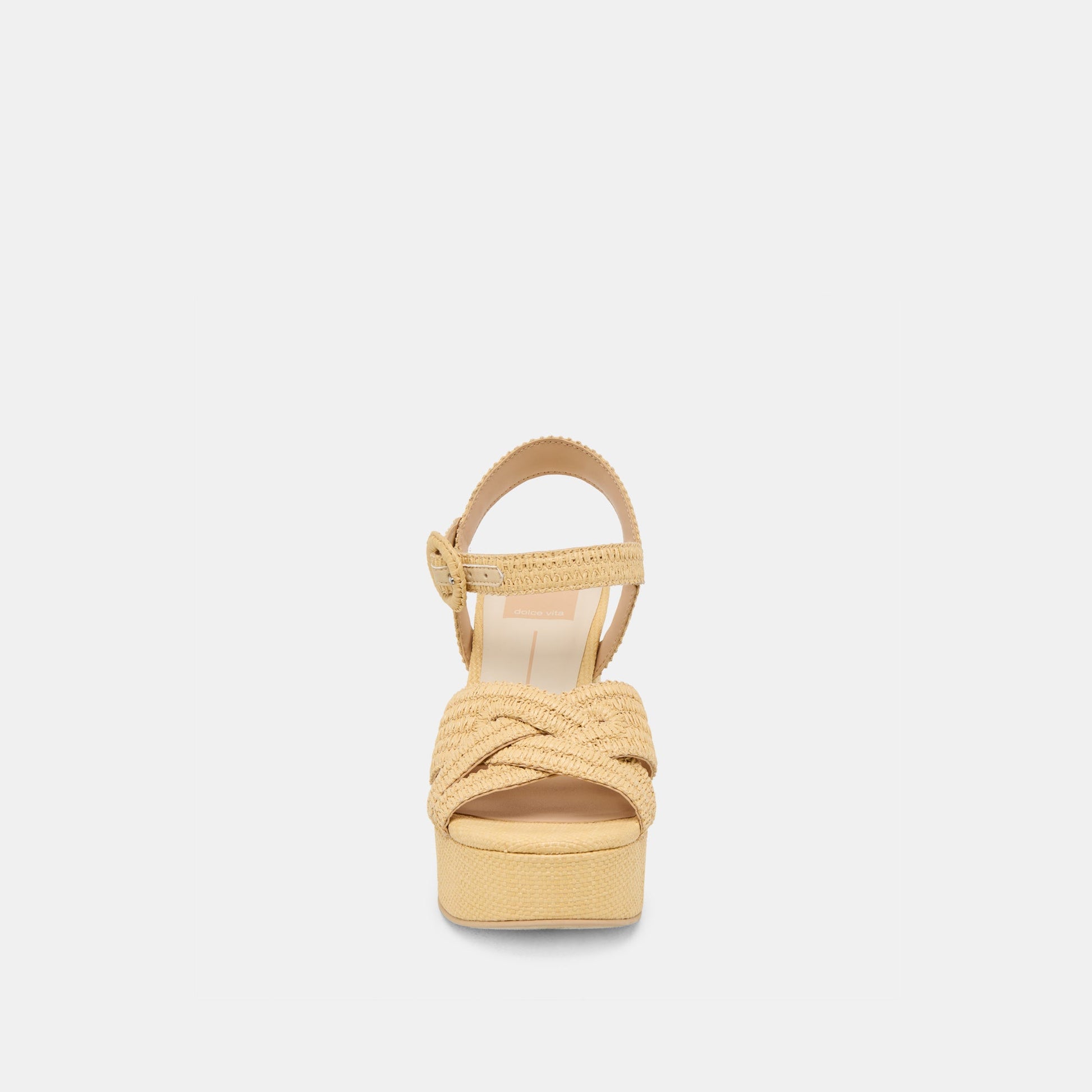 Dolce Vita Bety Lt Natural Raffia Heels