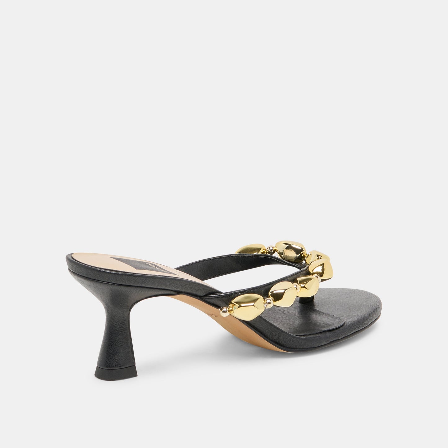 Dolce Vita Daksie Black Leather Heels
