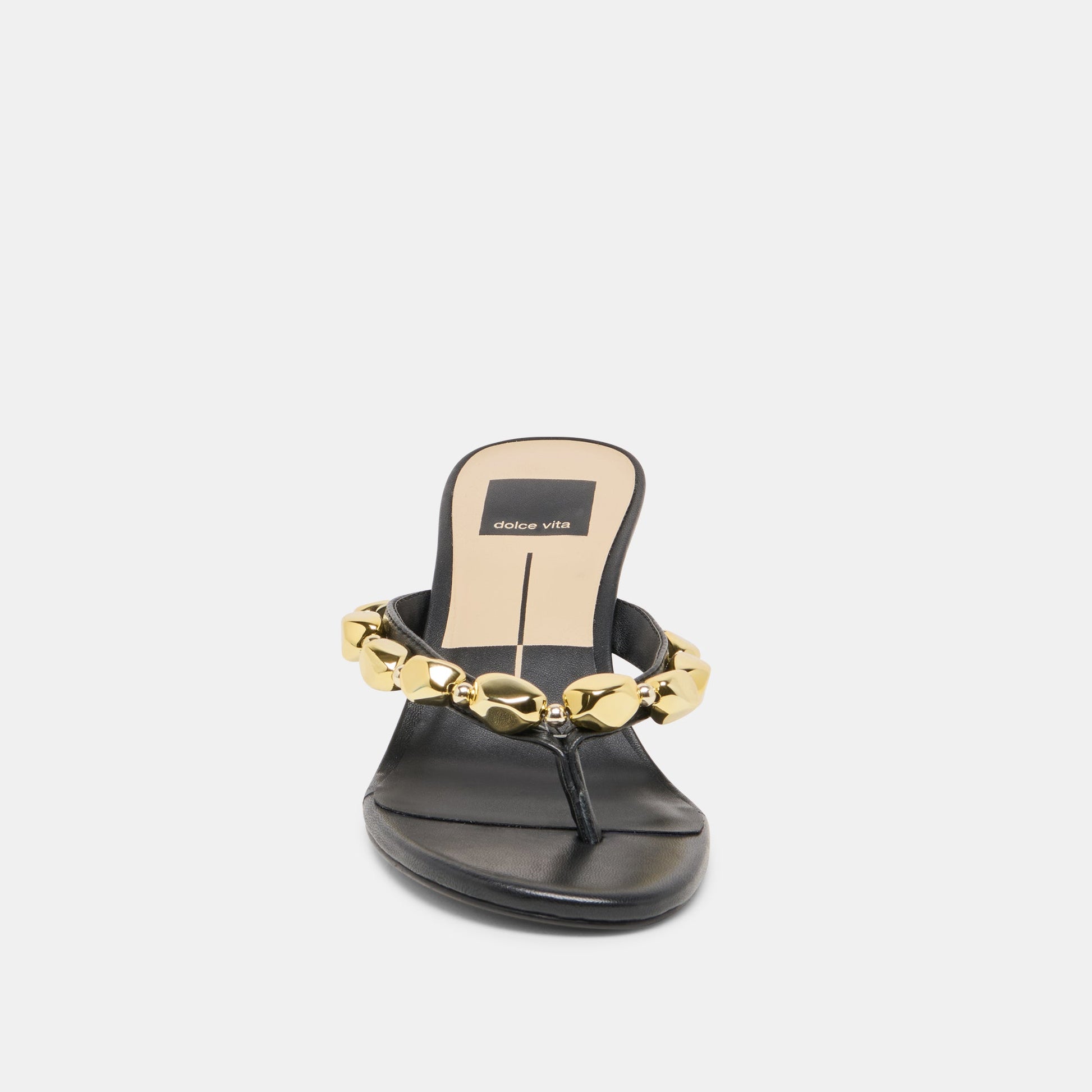 Dolce Vita Daksie Black Leather Heels