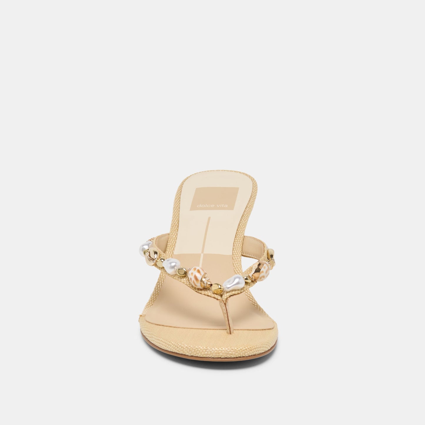 Dolce Vita Daksie Lt Natural Raffia Heels