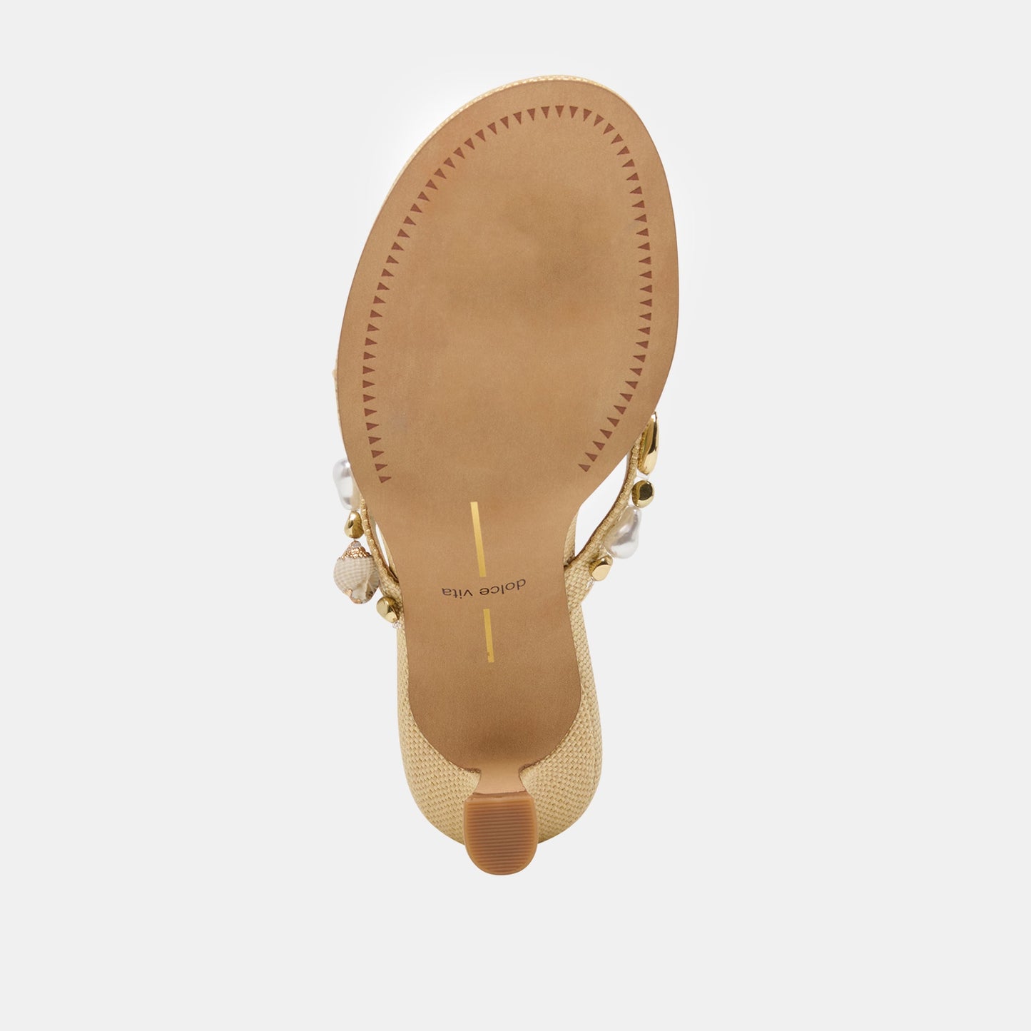 Dolce Vita Daksie Lt Natural Raffia Heels