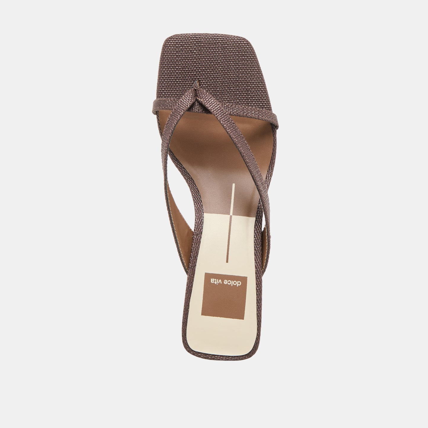 Dolce Vita Brevel Chocolate Raffia Heels