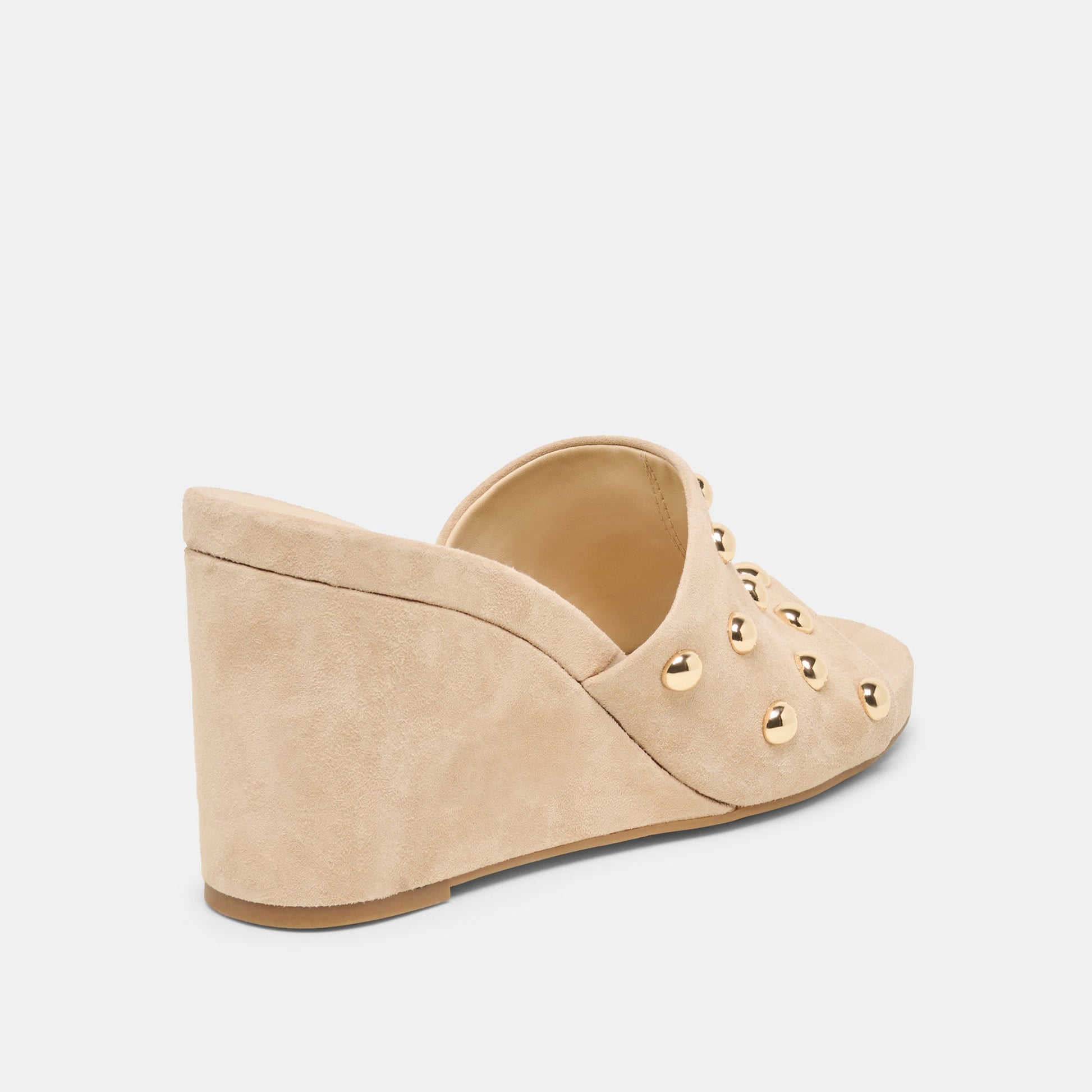 Dolce Vita Holta Stud Camel Suede Wedges