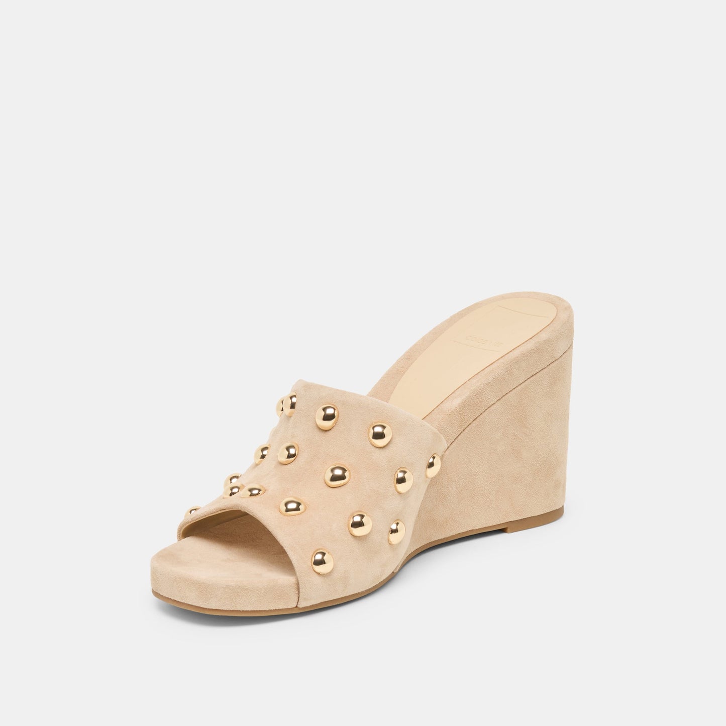 Dolce Vita Holta Stud Camel Suede Wedges