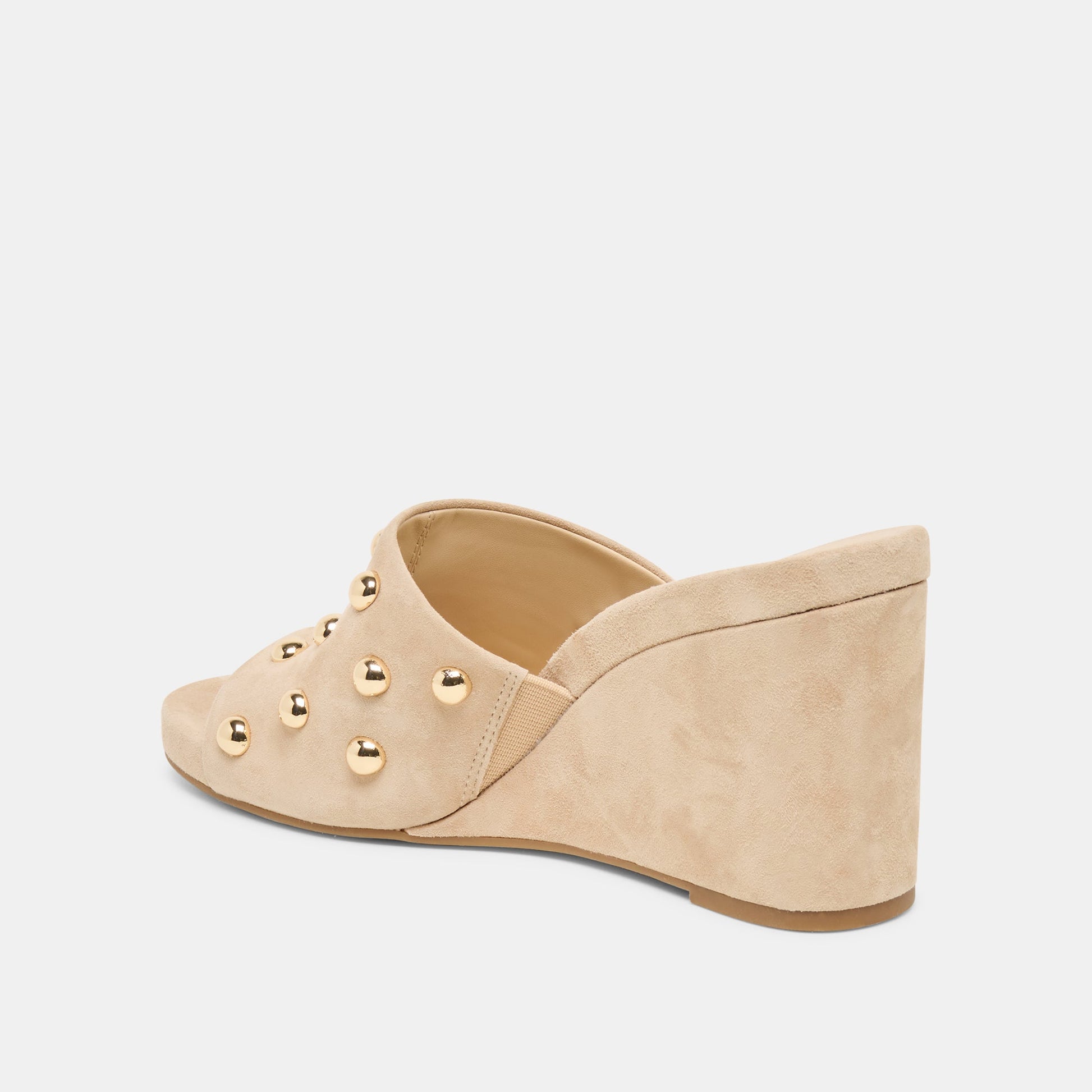 Dolce Vita Holta Stud Camel Suede Wedges