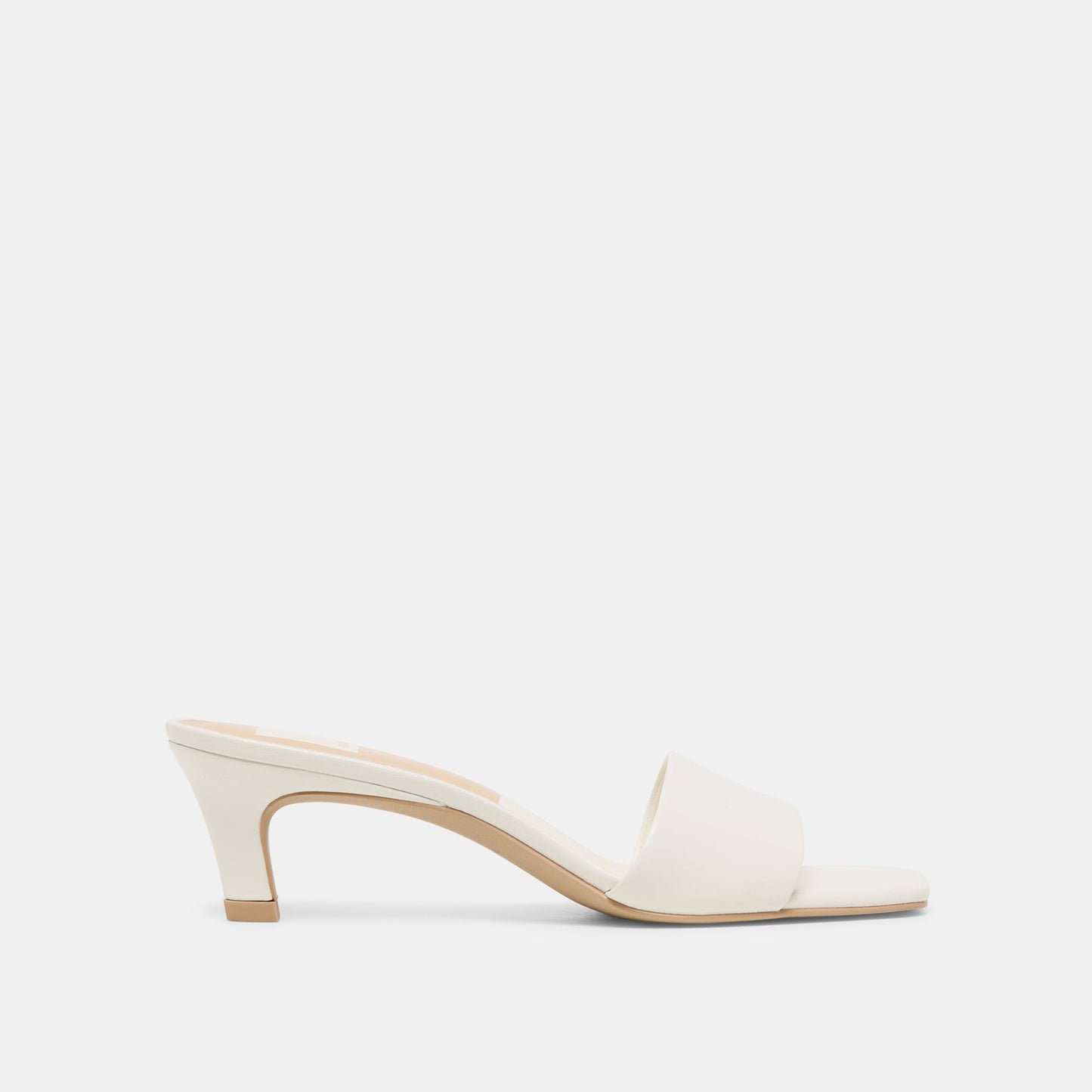 Dolce Vita Rexa True White Leather Heels