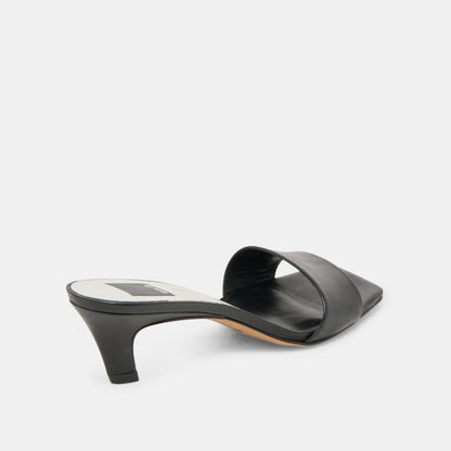 Dolce Vita Rexa Black Leather Heels
