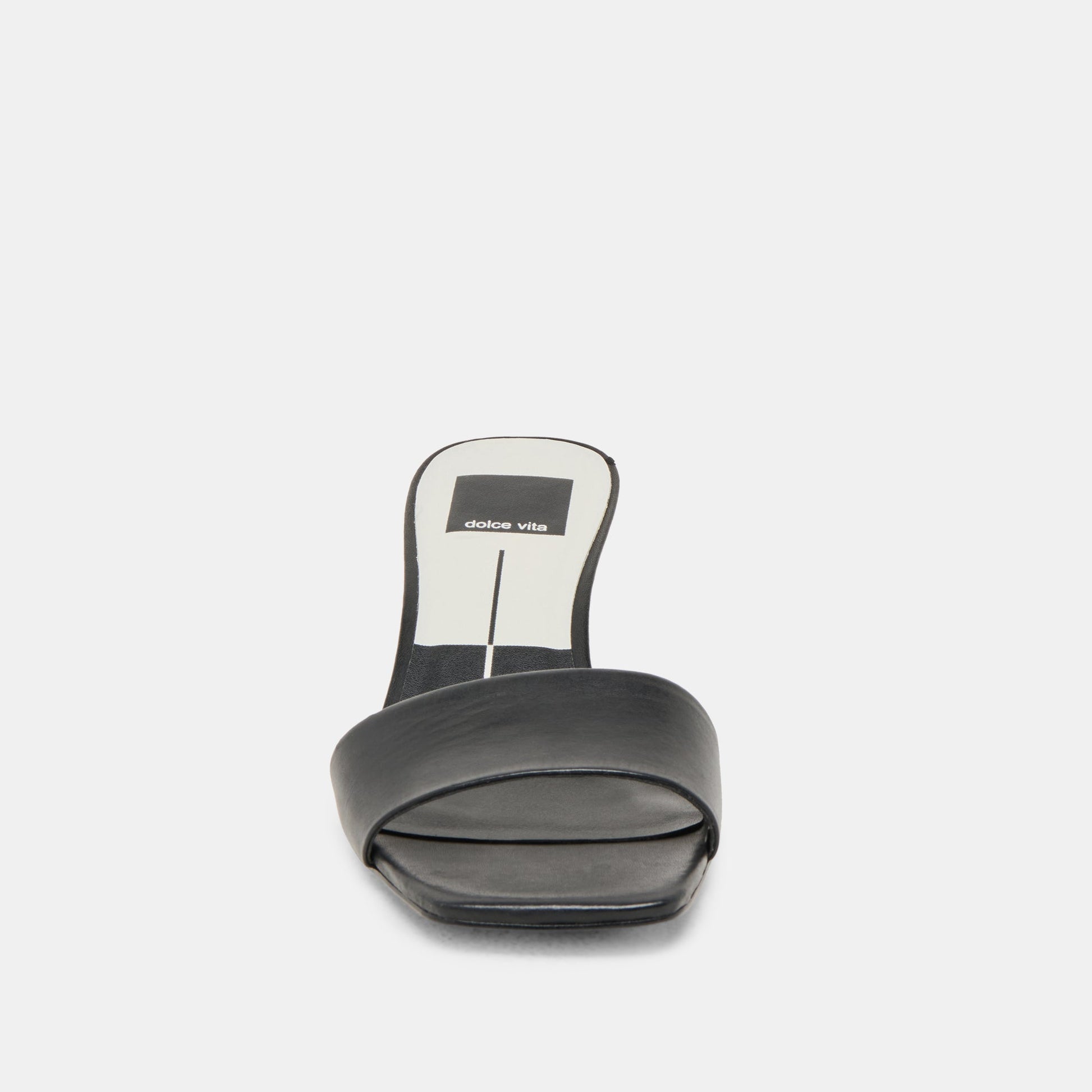 Dolce Vita Rexa Black Leather Heels