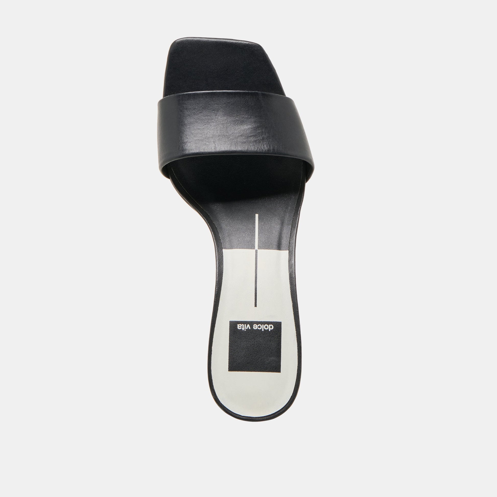 Dolce Vita Rexa Black Leather Heels