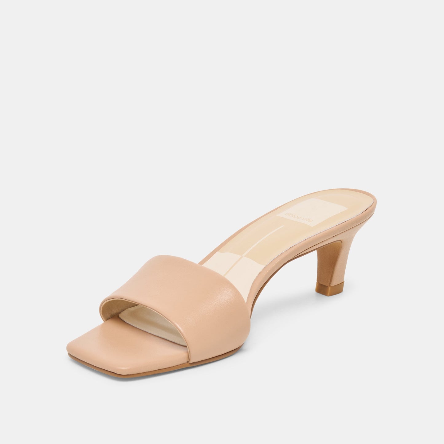 Dolce Vita Rexa Light Tan Leather Heels