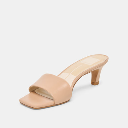 Dolce Vita Rexa Light Tan Leather Heels