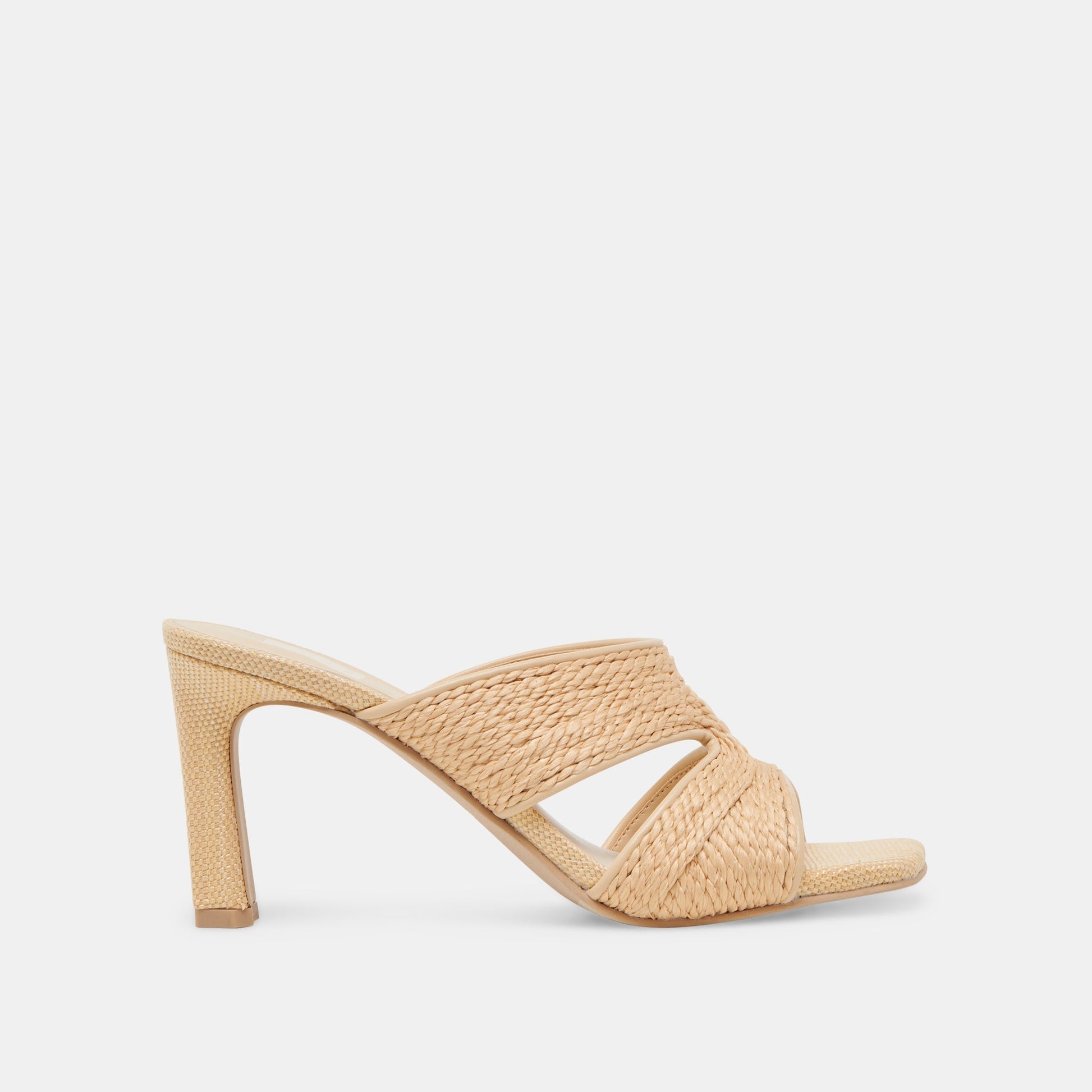 Dolce Vita Gitel Lt Natural Raffia Heels