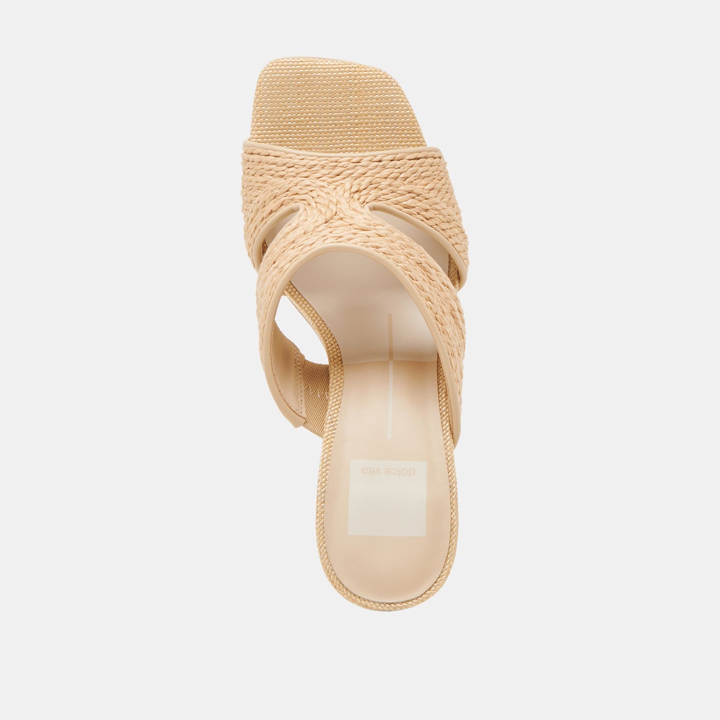 Dolce Vita Gitel Lt Natural Raffia Heels
