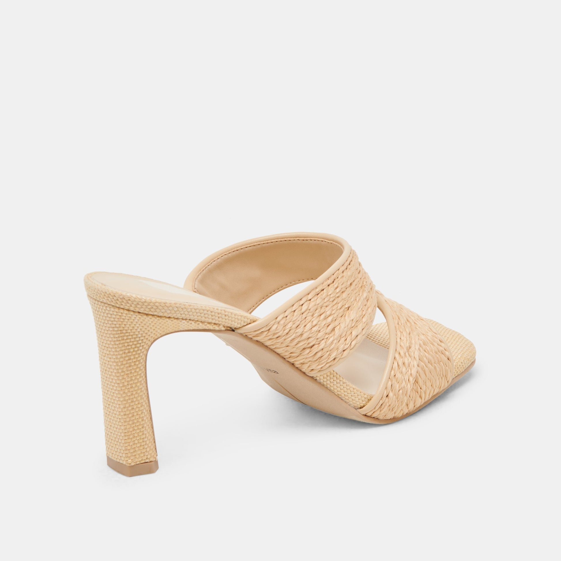 Dolce Vita Gitel Lt Natural Raffia Heels