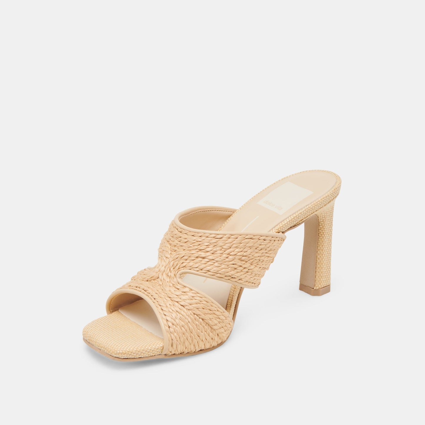 Dolce Vita Gitel Lt Natural Raffia Heels