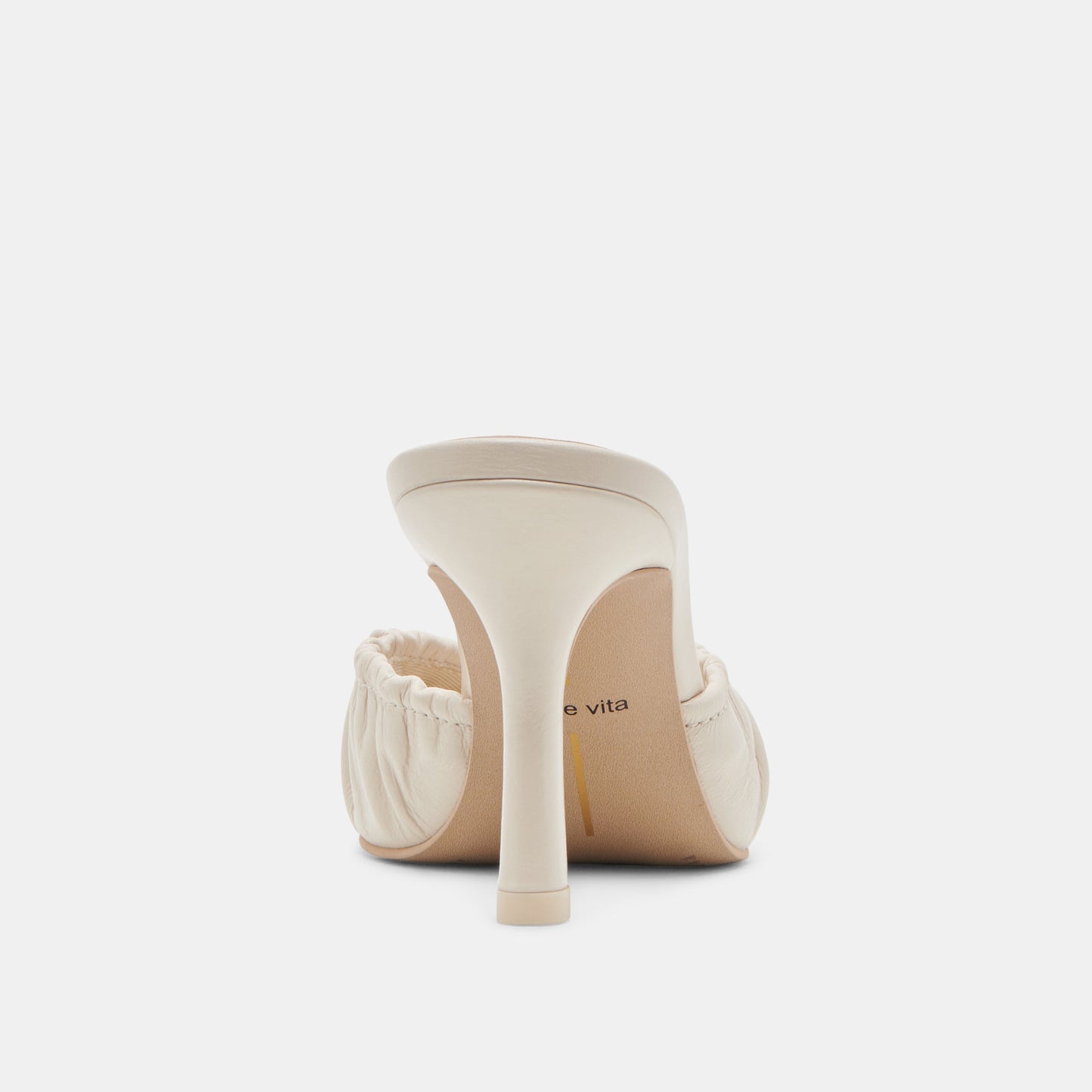 Dolce Vita KAIRI HEELS IVORY CRINKLE PATENT