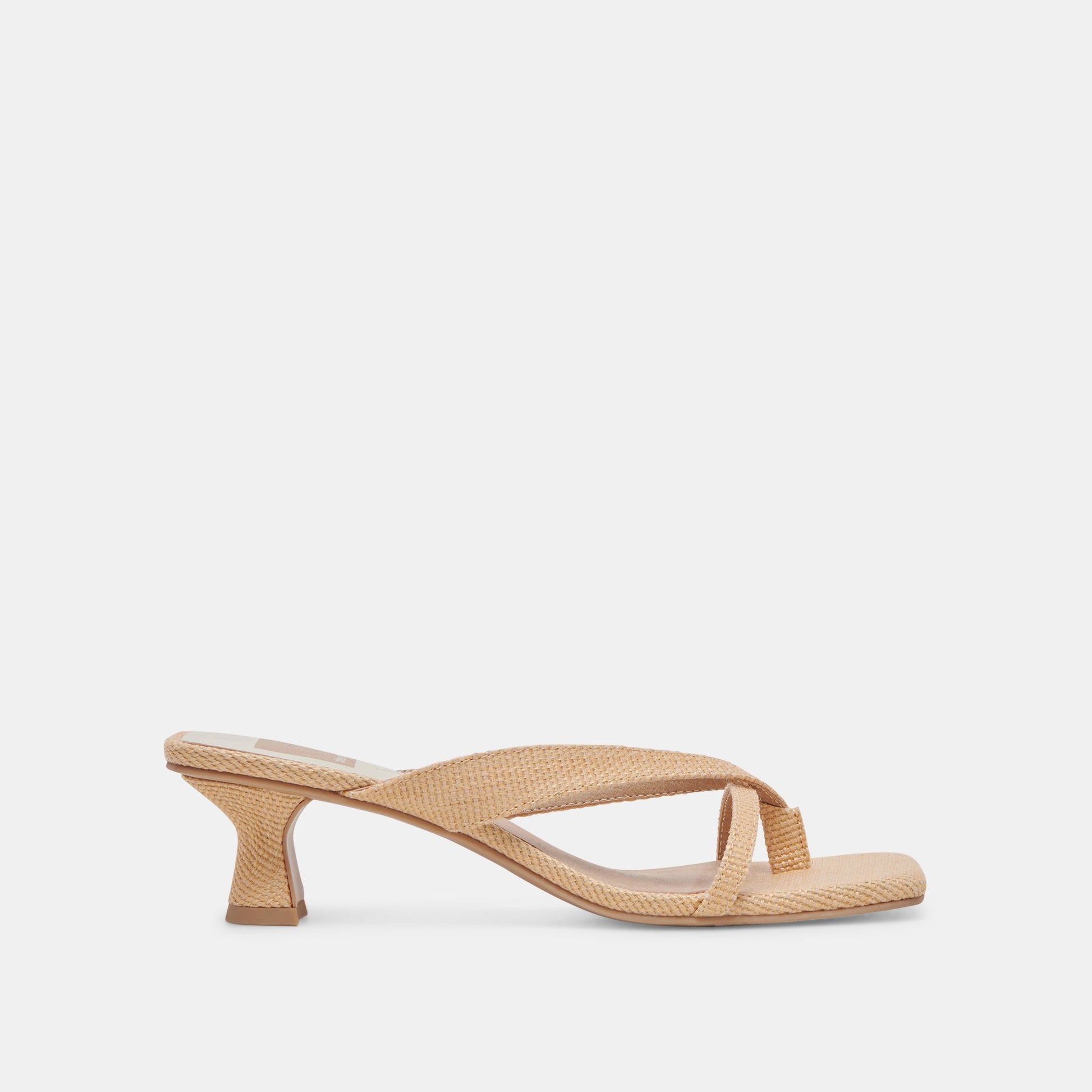 Dolce Vita Brevel Natural Raffia Heels