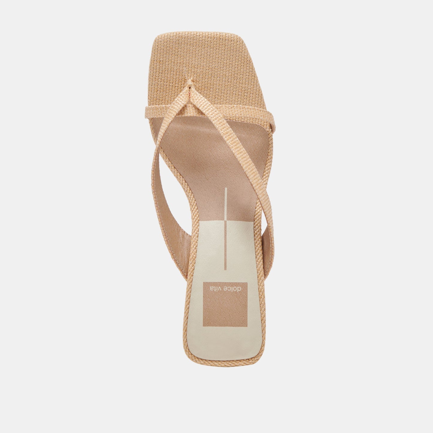 Dolce Vita Brevel Natural Raffia Heels