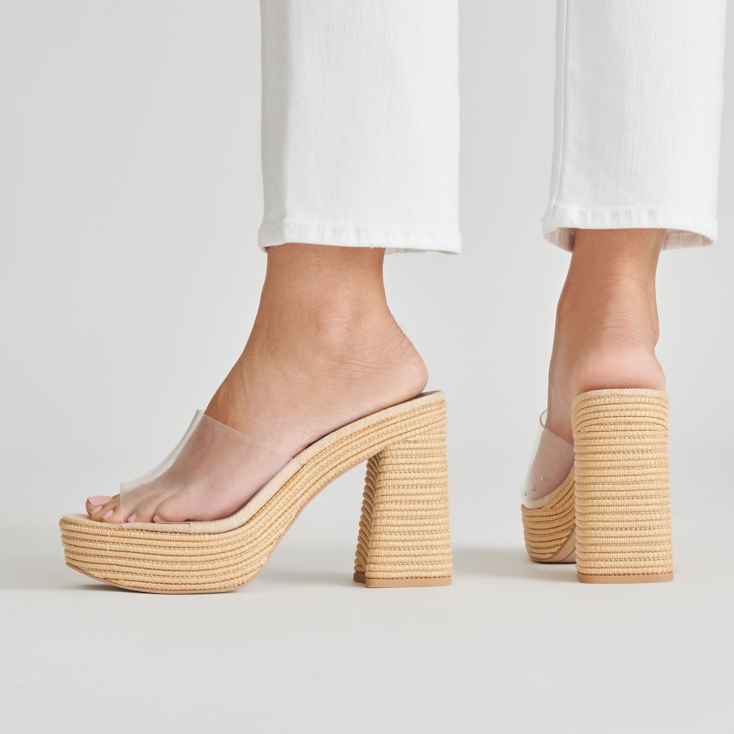 Dolce Vita LICHIA HEELS NATURAL VINYL