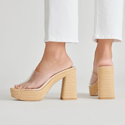 Dolce Vita LICHIA HEELS NATURAL VINYL