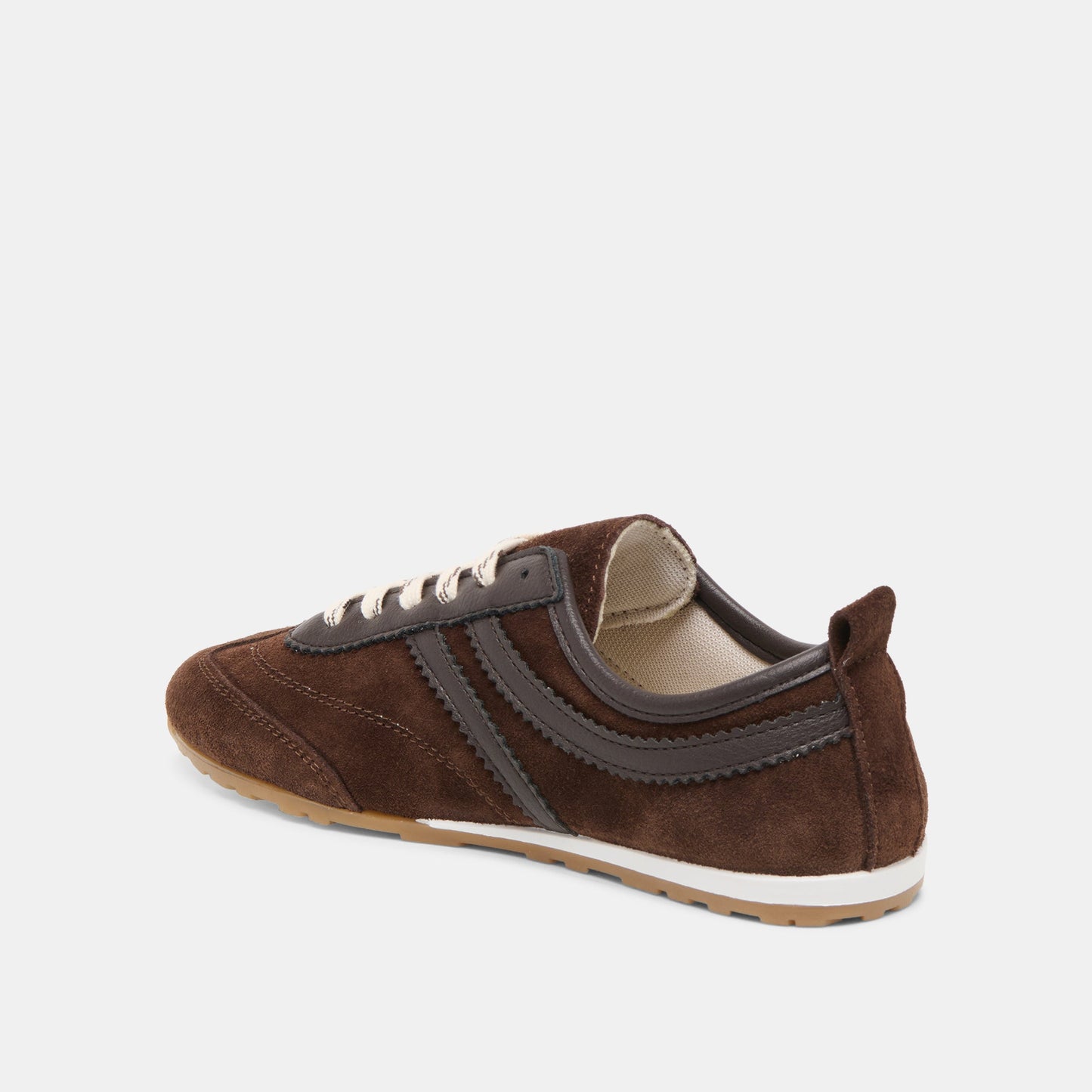 Dolce Vita Viper Dk Brown Suede Sneakers