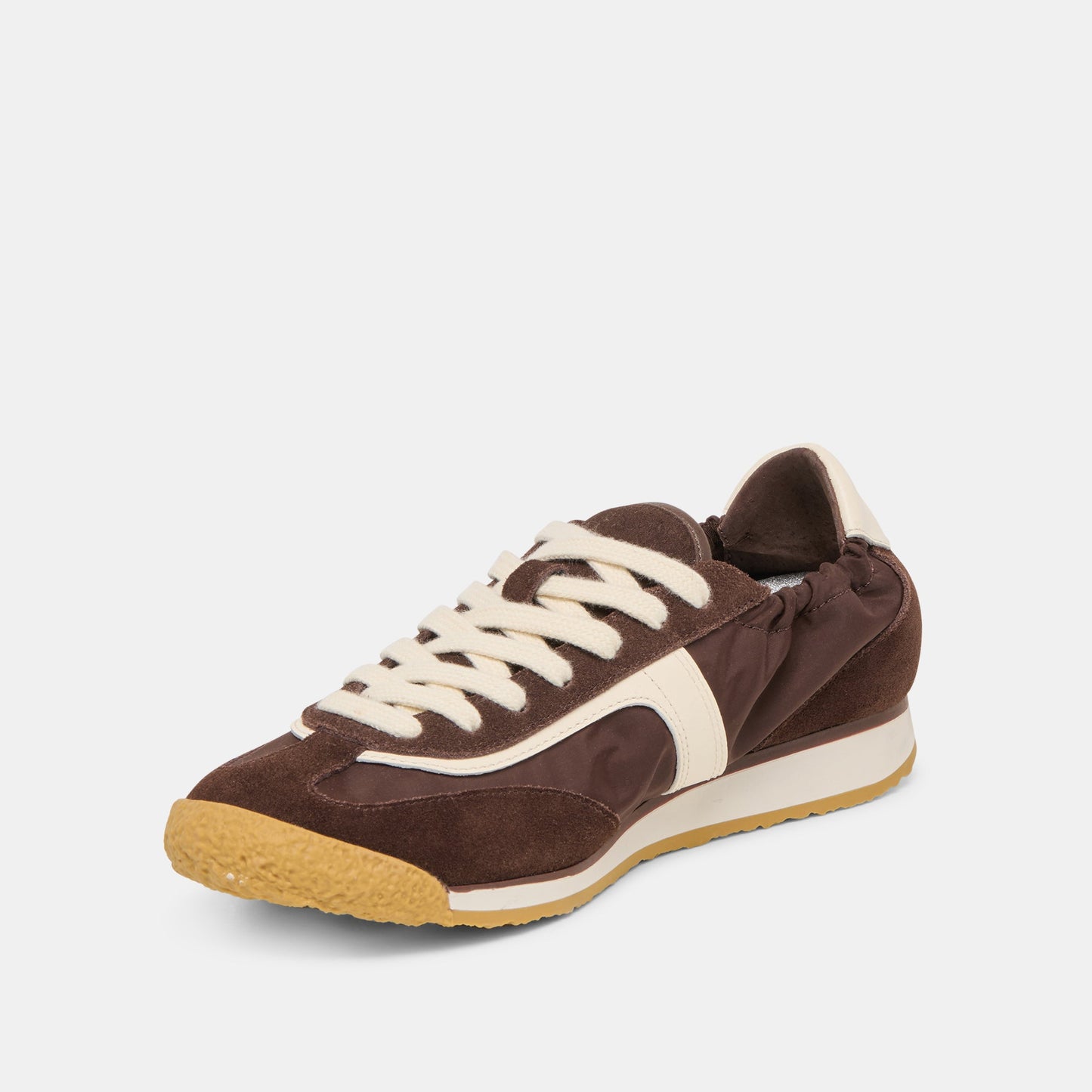 Dolce Vita Sariya Dk Brown Nylon Sneakers