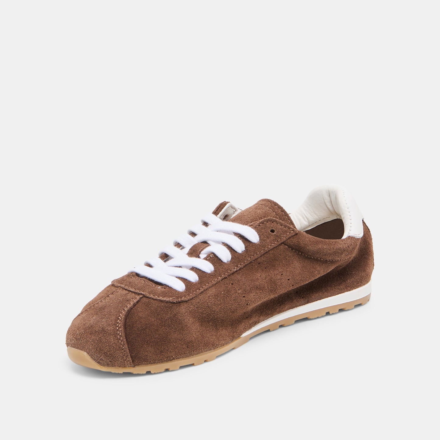 Dolce Vita Serina Dk Brown Suede Sneakers