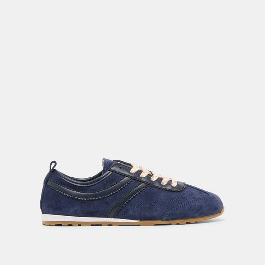 Dolce Vita Viper Navy Suede Sneakers