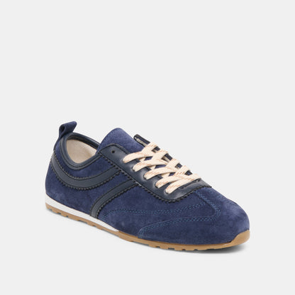 Dolce Vita Viper Navy Suede Sneakers