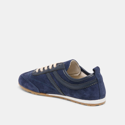 Dolce Vita Viper Navy Suede Sneakers